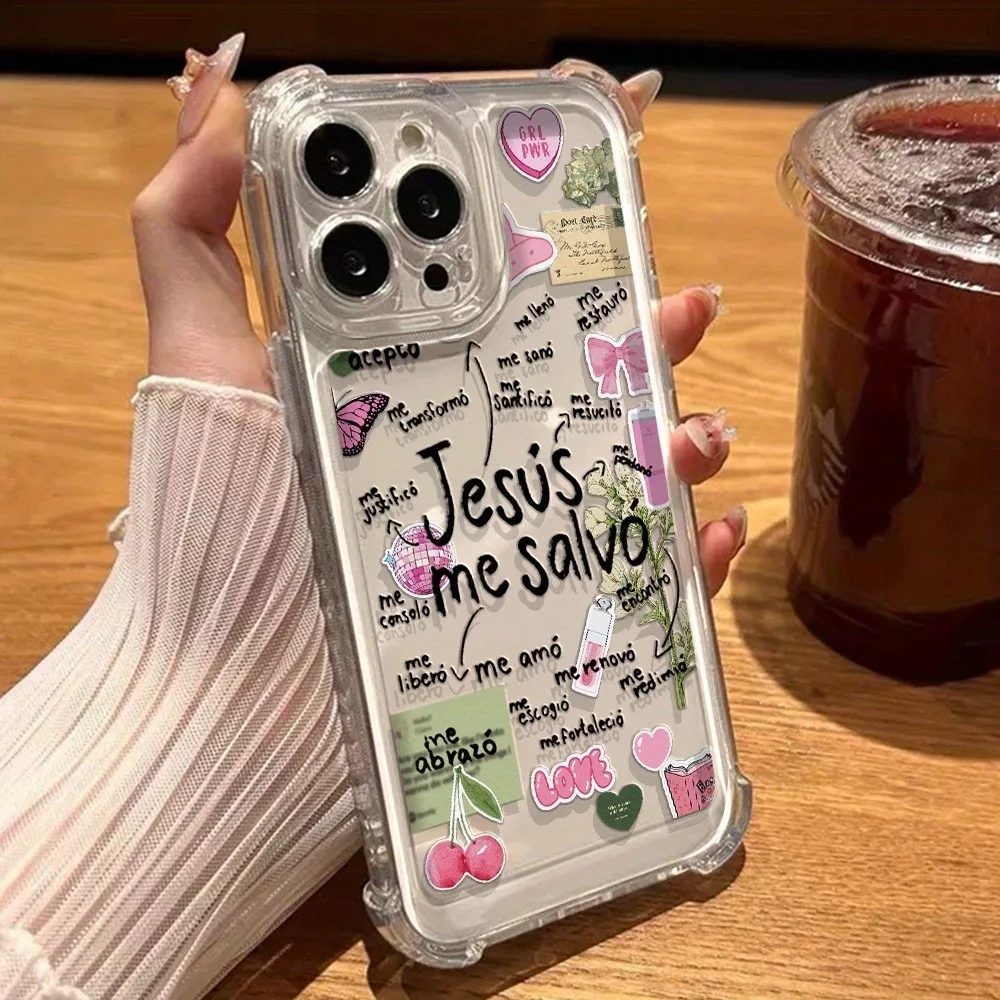 

Fashionable and Trendy Pattern Transparent Phone Case For iPhone 17 Pro Max XS X XR 11 13 12 14 16 15 7 8 Plus 16E 17 Air Cover