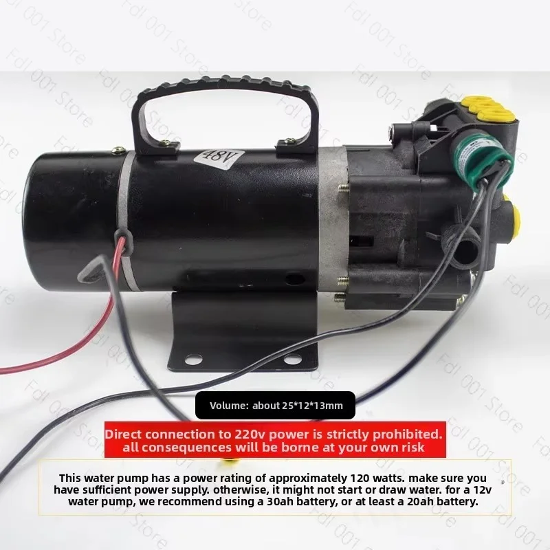 12V 48V 60V Electric Agricultural Water Pump Stainless Steel Booster Self Priming Pump for Farm Watering