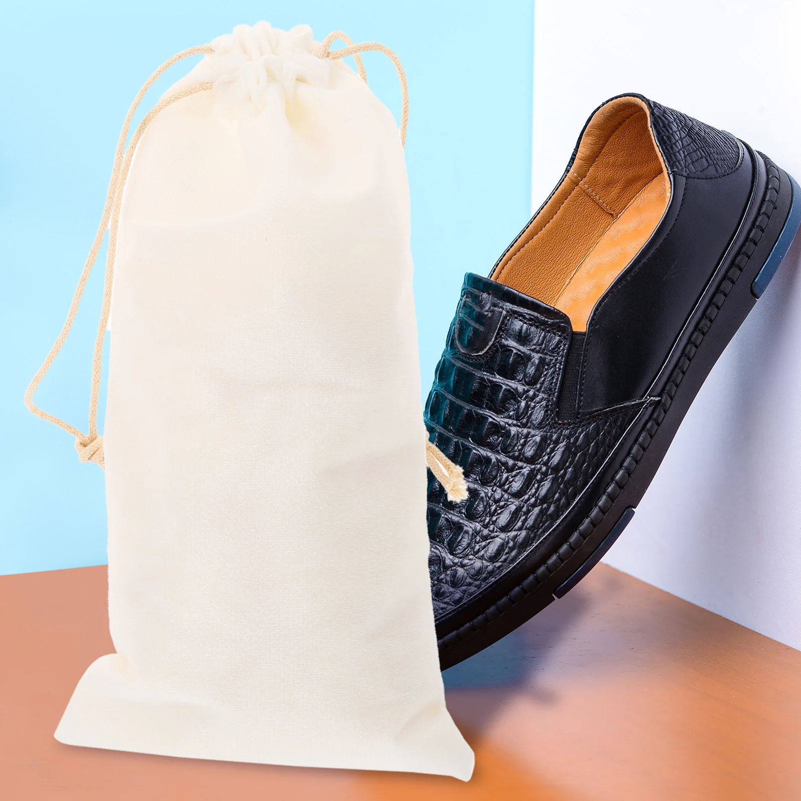 

Drawstring Dance Shoe Storage Bag for Women Girls Ballet Shoes Organizer Waterproof Lightweight Travel Pouch Anti-Scratch