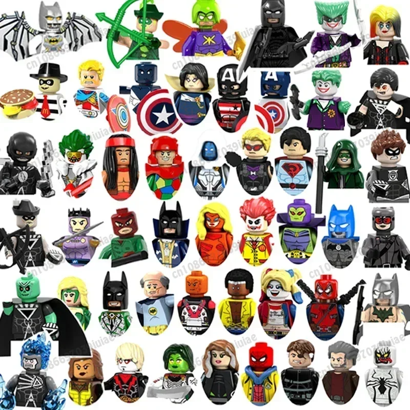 Clown Poison Ivy Batman Harley Quinn Catwoman Robin Bricks Cartoon Character building block Boy Birthday Present