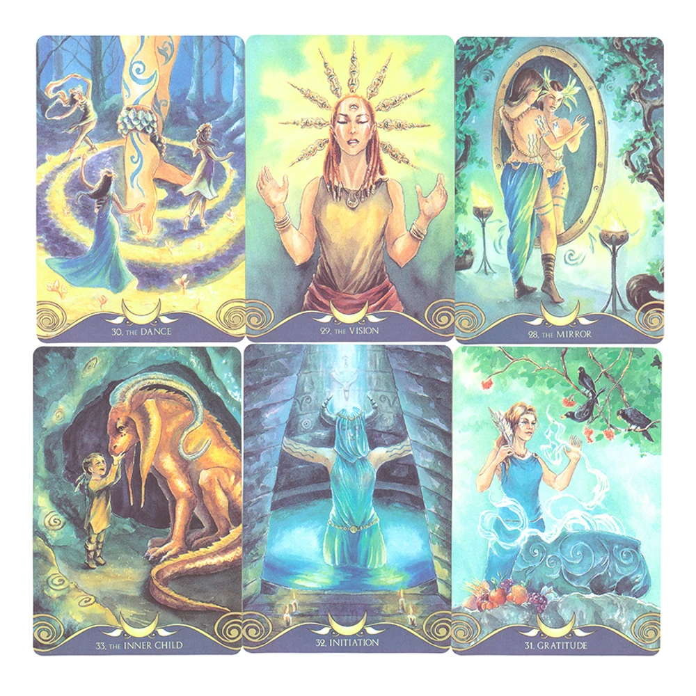 The Goddess Oracle Spanish Tarot Cards for Beginners with Guidebook English Spanish French Italian Russian Portuguese Versions