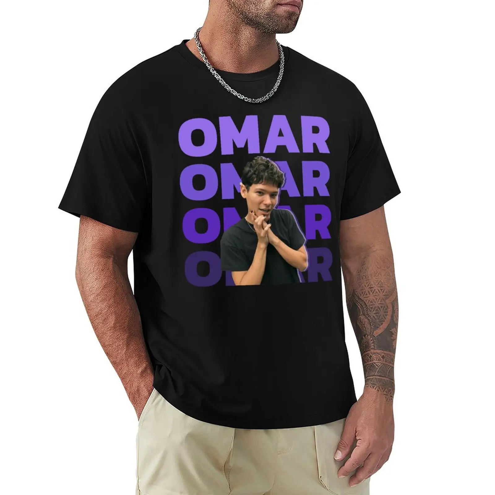 Omar Rudberg ombré T-Shirt designer shirts gifts for boyfriend shirts men