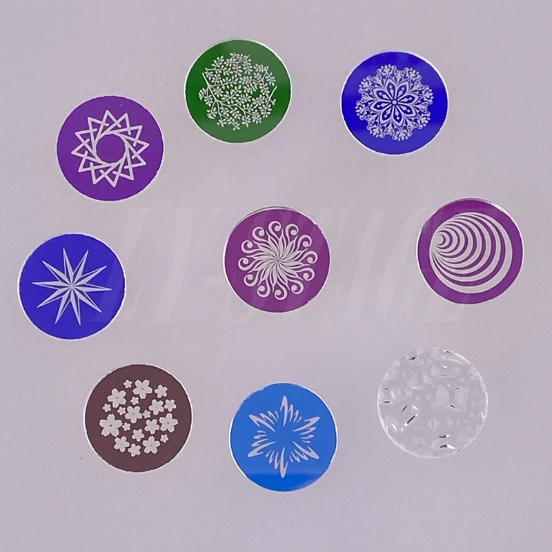 15.8mm Gobos Pattern Glass for Stage Lighting 350w330w380w Beam Replacement Accessories