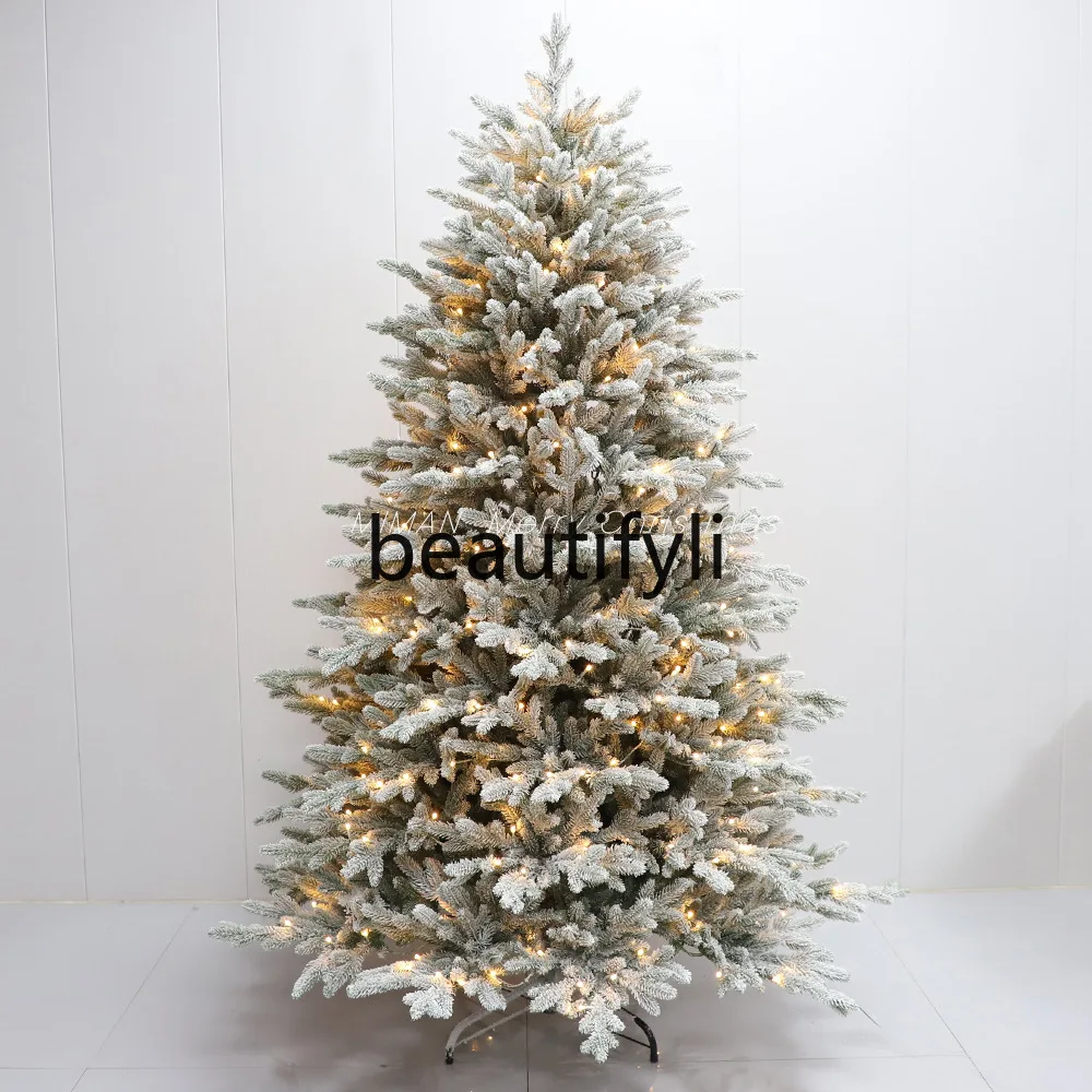 

Encrypted pure PE less snow Christmas tree household Christmas snow decoration tree, luxury Christmas tree