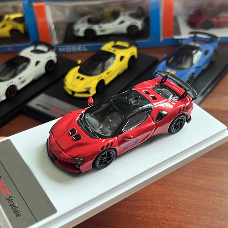 

Diecast Original 1:64 Scale SF90xx Stradale Alloy Model Simulation Decoration Hobbies Souvenirs Gifts Collection Static Display