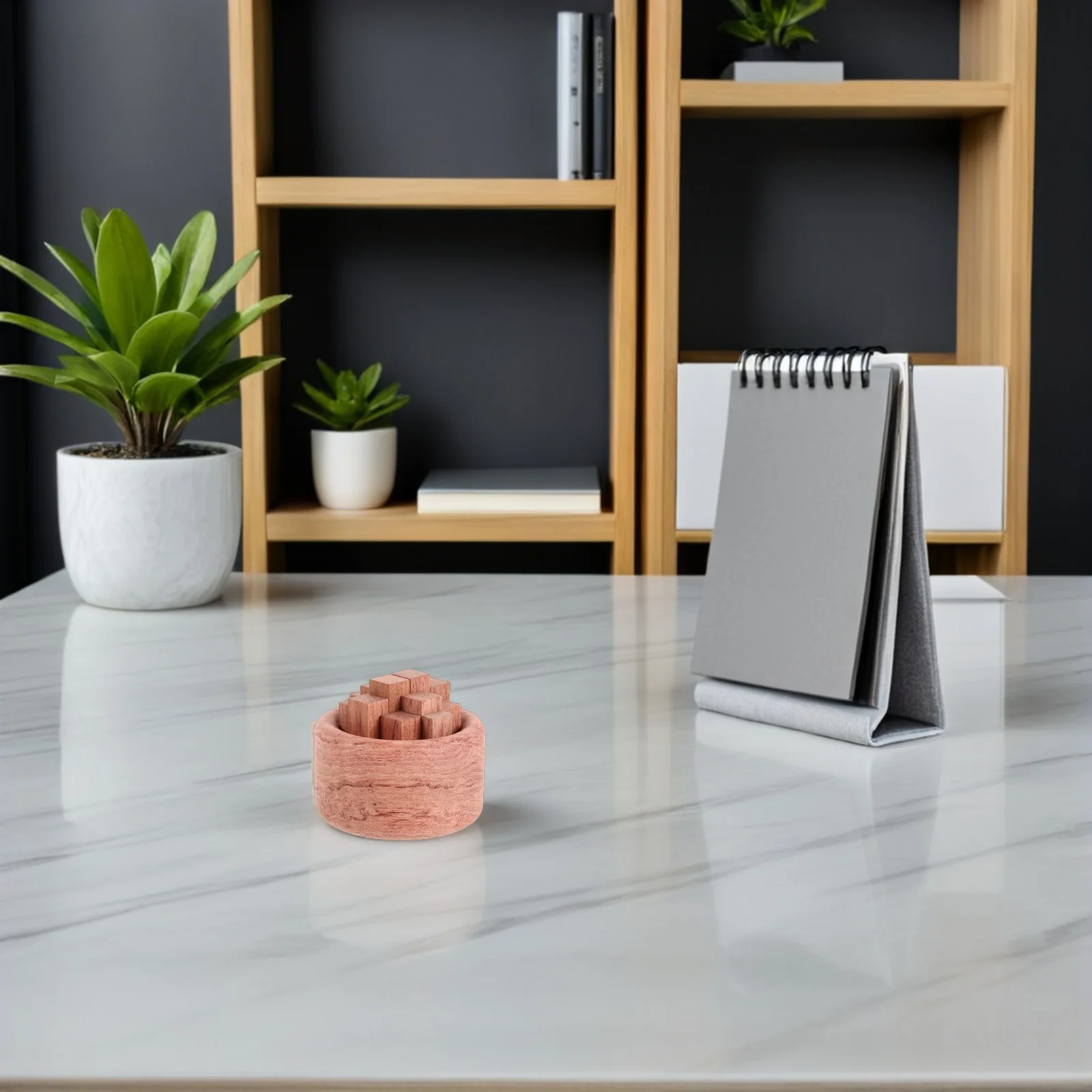 2Pcs Natural Wood Aromatherapy Essential Oil Diffuser Portable Wooden Diffuser Blocks for Home Office Car Travel Desk Bedroom