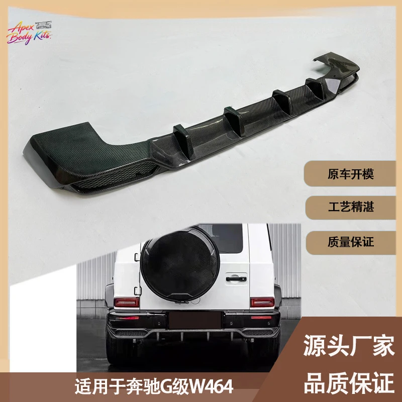 Suitable for Mercedes-Benz G-Class W464 Topar model carbon fiber rear lip between 2019 and 2021