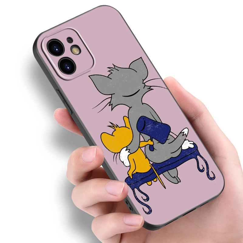 T-Tom And J-Jerry Case For Samsung Galaxy A55 A54 A53 A52S A35 A34 A33 A32 A25 A24 A23 A22 A15 A14 A13 A12 A73 A71 A70 A51 A50