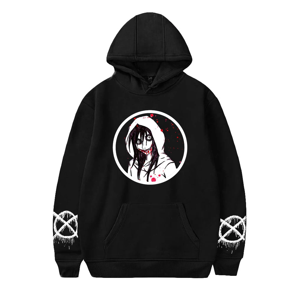 ผู้ชายHoodieใหม่Creepyพาสต้าพิมพ์Hoodieฤดูใบไม้ร่วง/ฤดูหนาววันหยุดผู้ชาย/ผู้หญิงผ้าฝ้ายHoodedความแปลกใหม่หวานเสื้อผ้าเด็ก 2024