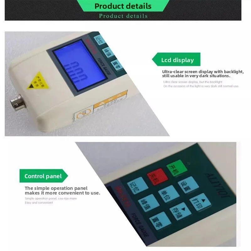 Wire rope tension meter, elevator rope tension meter, side pressure tension tester