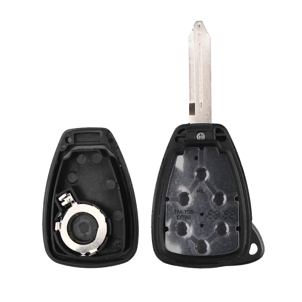 Carcasa para llave de coche KEYYOU para Chrysler Pacifica Aspen 300 Dodge RAM Caravan Jeep Commander Grand Cherokee Fob 2 3 4 5 6 botones