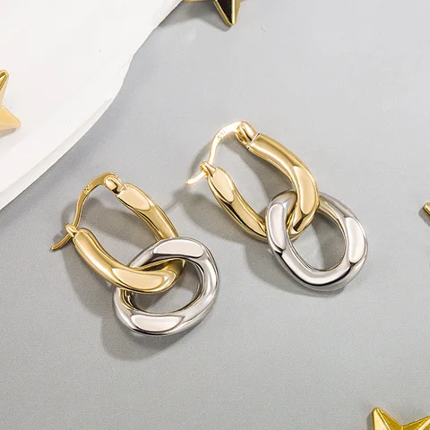 Серьги из стерлингового серебра 925 пробы с синим, розовым, белым, фиолетовым кристаллом циркония, новые, женские, модные ювелирные изделия, высокое качество, хит продаж топ 10 фиолетовые серьги - №5