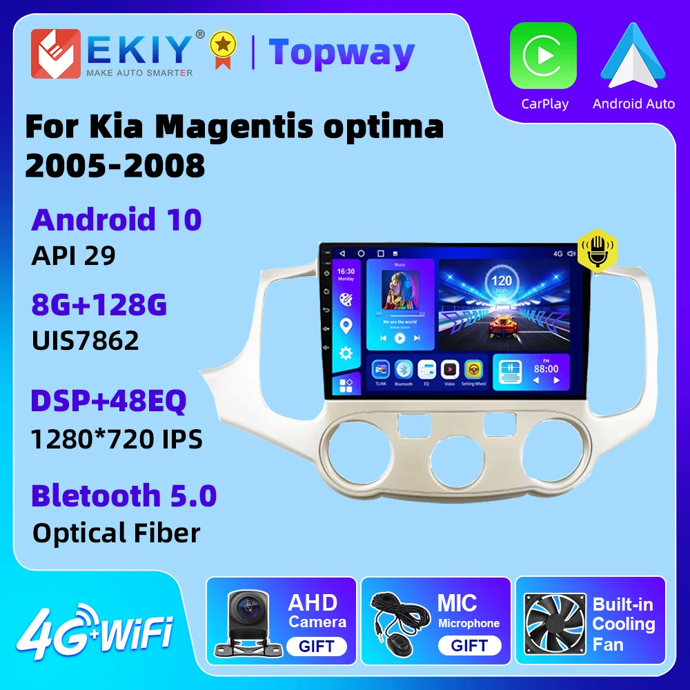 

EKIY Car Radio For Kia Magentis optima 2005 2006 2007 2008 4G WIFI BT GPS DSP Navigation Carplay Android Auto 2 Din No DVD