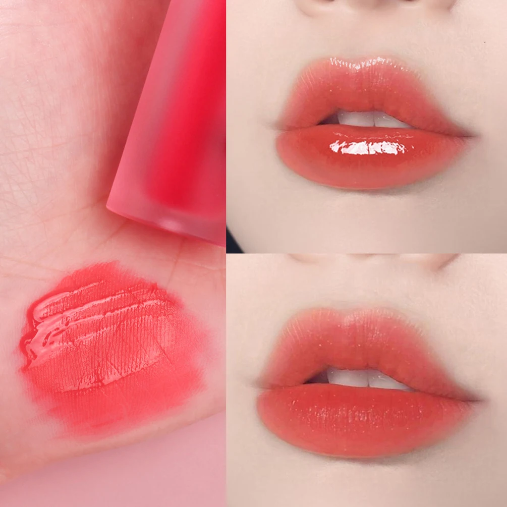 Private Label Lip Gloss 6colors Water-to-mist Pigment Velvet Matte Waterproof Non-stick Makeup Vegan Transparent Frosted Tube