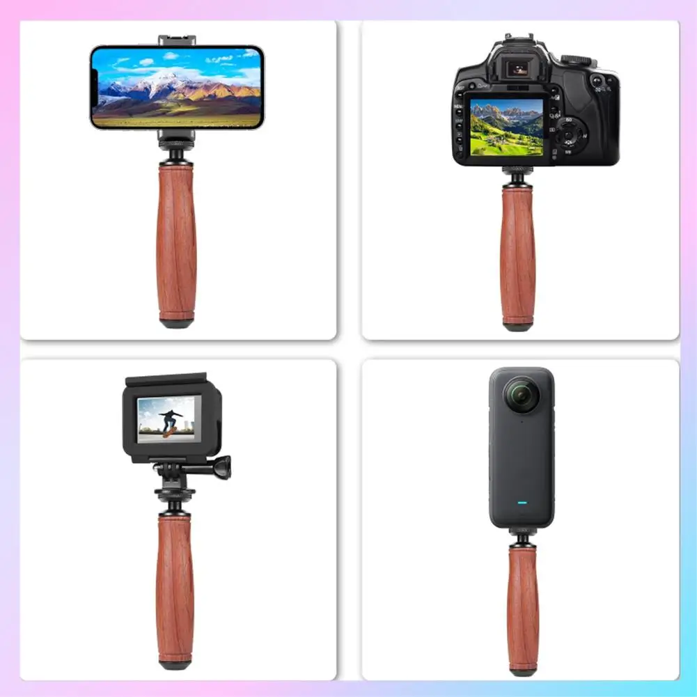 

AB25-Handheld Camera Grip Stabilizer Handgrip For Gimbal Stabilizer DSLR SLR Camera Hot Shoe Mount Handle For Camera