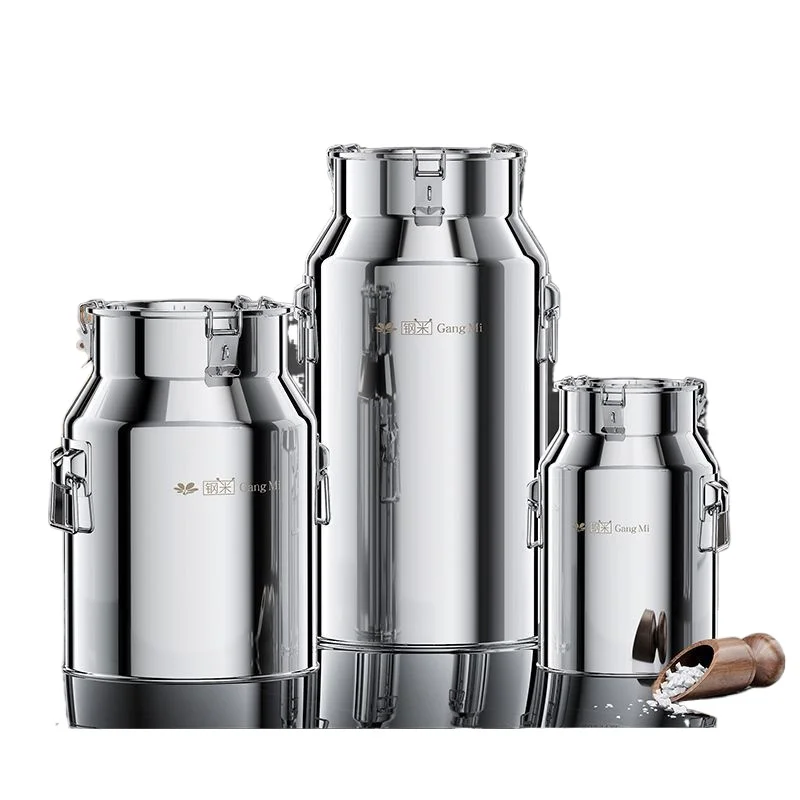 Stainless Steel Food-Grade Sealed Milk & Bean Storage and Transport Barrels Wine Barrels for Fermentation and Broth