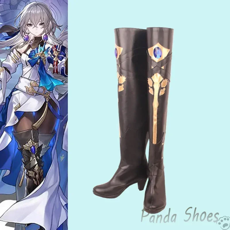 

Honkai Star Rail Броня Рэнд Обувь для косплея Аниме Игра Cos Длинные сапоги Броня Косплей Костюм Опора Обувь для вечеринки на Хэллоуин