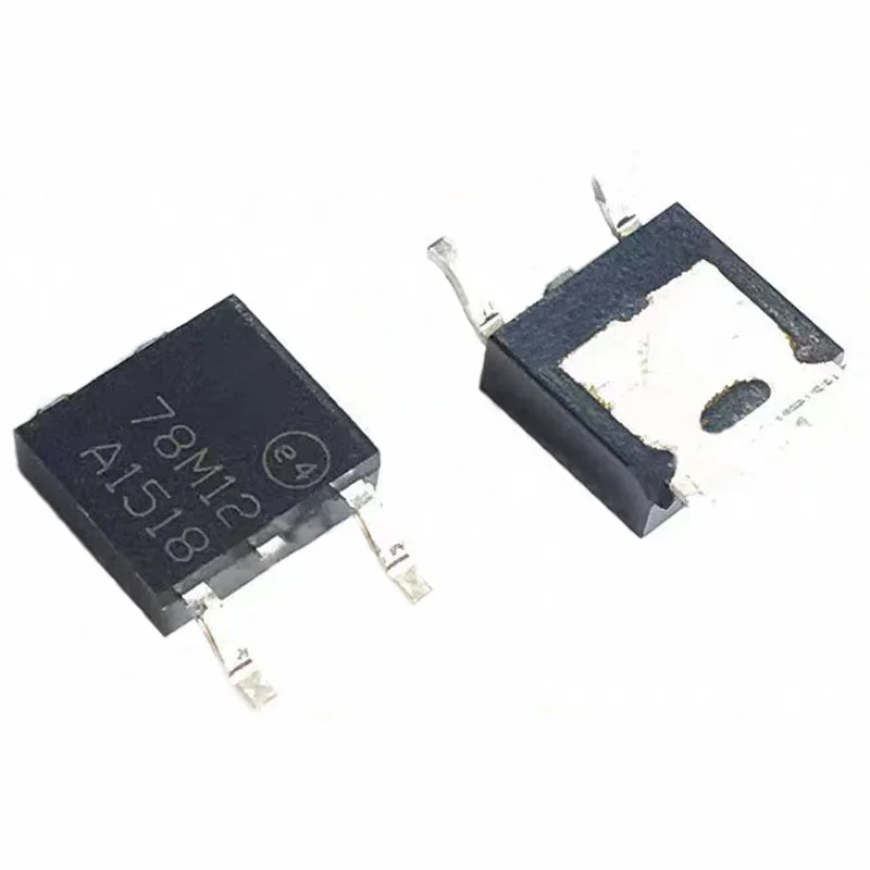 30PCS L78M12 78M12 L78M12CDT Chip TO-252 12V/0.5A Three-terminal Regulator