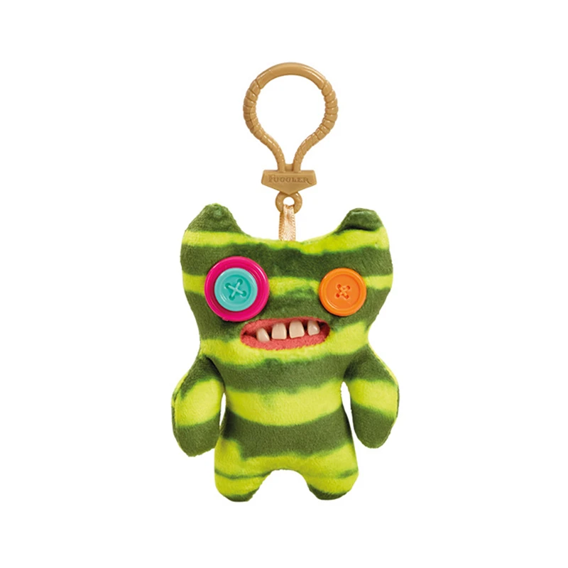 10cm Fuggler Plüsch-Spielzeug Schlüsselanhänger Lustiges Hässliches Zahnmonster Baby Fugg Weit Augenstarrtendes Seltsames Weiches Stofftier Taschenanhänger Schlüsselring Geschenk – Detail 3