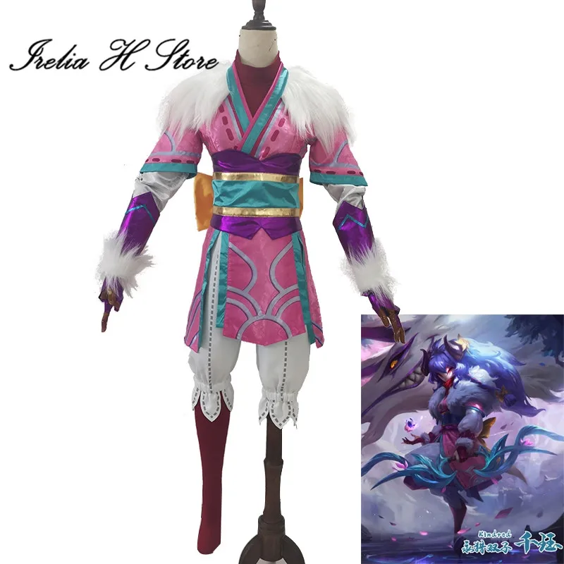 

Ierlia H LOL Spirit Blossom Kindred Cosplay Costume Eternal Hunters Kindred cosplays halloween costumes