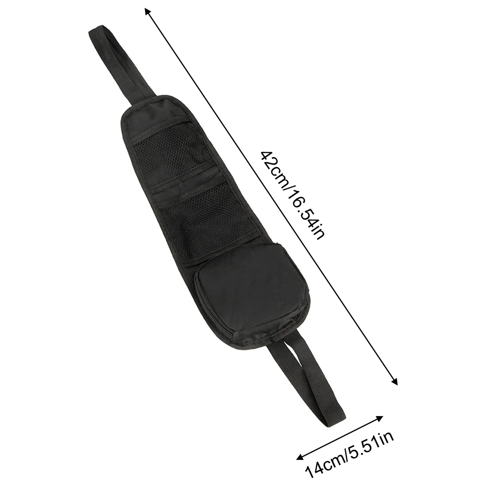 منظم جانبي لمقعد السيارة عالمي متعدد الجيوب منظم مقعد أمامي للسيارات سيارات الدفع الرباعي والشاحنات - 6