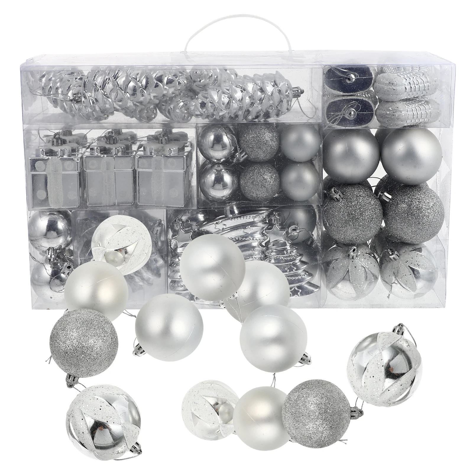 

Christmas Ball Hanging Decor Colorful Ornaments For Tree Festival Xmas Decoration Pendant Accessories Balls Lovely Hanging