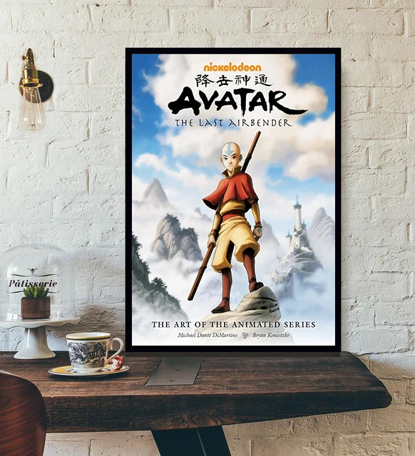 Avatar The Last Airbender Aang Fight Anime Poster Vintage Wall Art Pictures HD Print Canvas Painting Home Room Bar Decor Cuadros