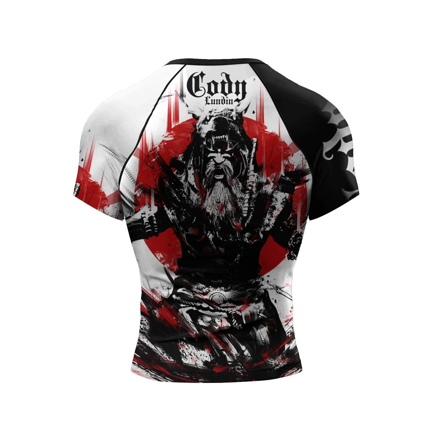 Cody Lundin Combat BJJ Rash Guards Grappling MMA Jiu Jitsu No Gi Fight Wear Sublimation Short Sleeves Running Fitness t-Shirts