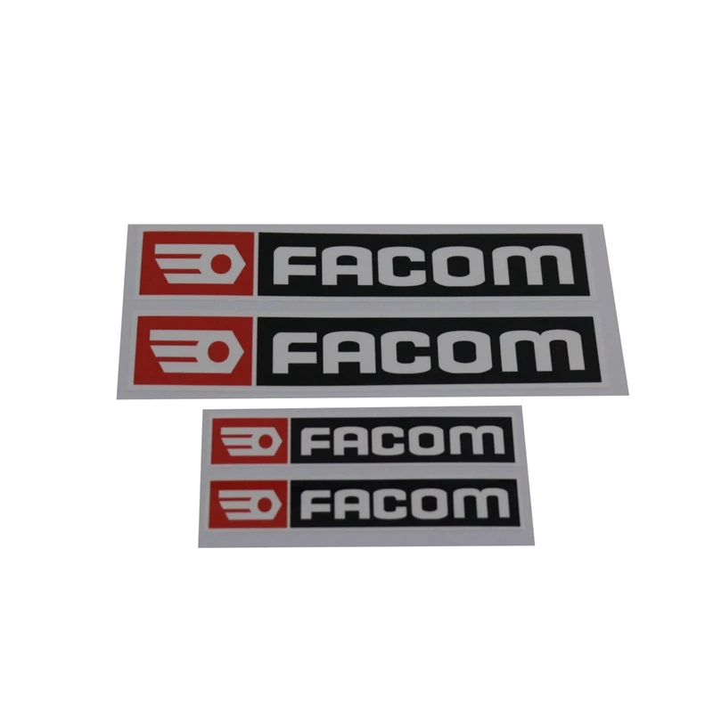 Kit of 2 For FACOM Stickers Printed On High Quality Vinyl For Car, Motorcycle or Various Surfaces decorative decal sticker