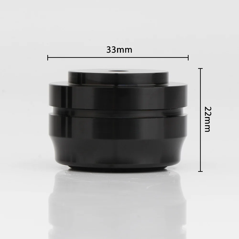 aluminium alloy Feet Solid Audio Device Feet Alu Absorber Speaker Spikes Stand Feet Pad Foot For Speakers CD Amplifier 33x22