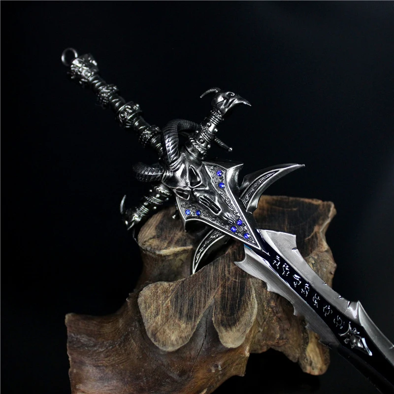 Medieval Sword Fake Mini Anime Metal Cosplay Miniature Swords Home Decor Desk Accessories Retro Dollhouse Miniatures Items