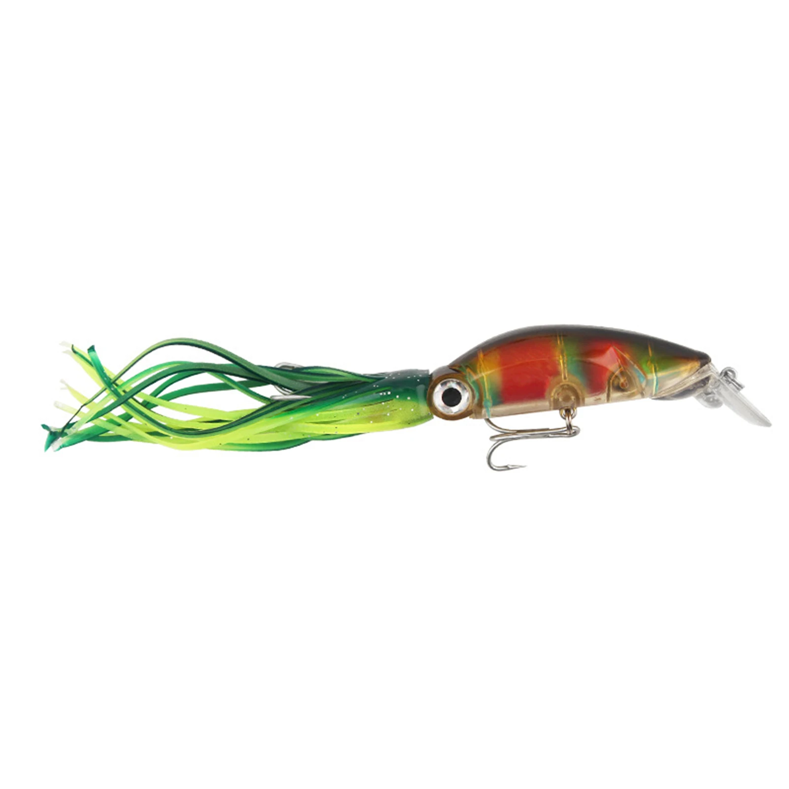 

18cm Artificial Fishing Lure 6 Colors 17.6g ABS Fishing Bait With Hook Life-Like Squid Bait For Saltwater Freshwater