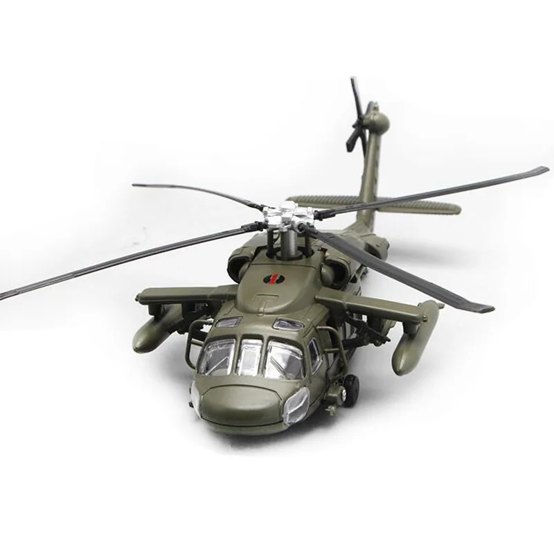 Alloy Diecast Armed Helicopter Fighter Model with Sound & Light Children Collection Graded Kids Toys