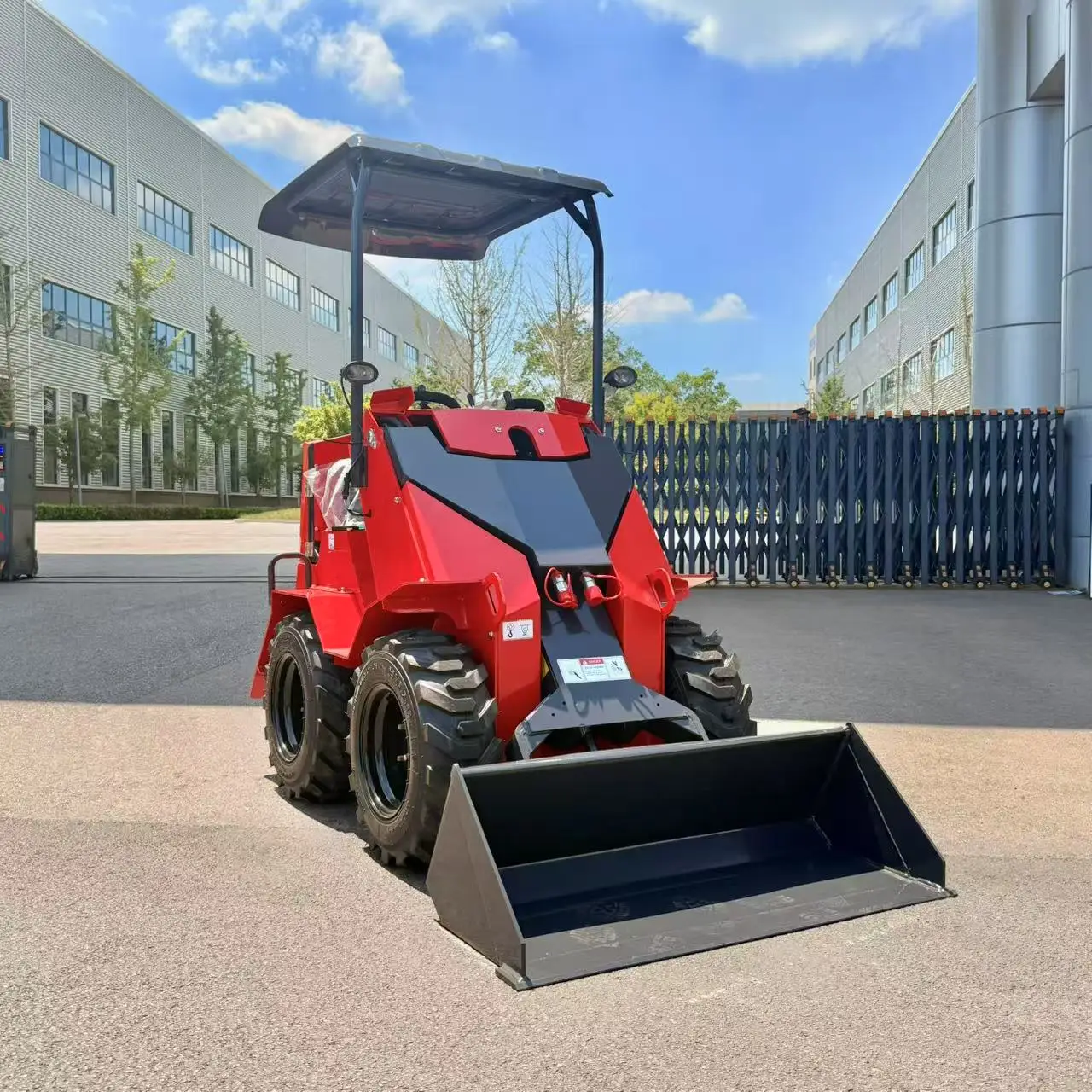 Woer FREE SHIPPING Cheap Diesel Ce Epa Engine Skid Steer Loader Farm Chinese Small Mini Skid Steer Wheel Loaders for Sale