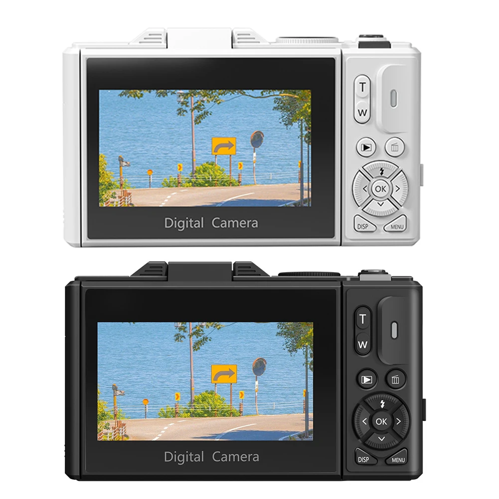 

5K Digital Camera WiFi 75MP Video Camera 3 Inch 180 Flip Screen Video Recorder for Photography and Vlogging
