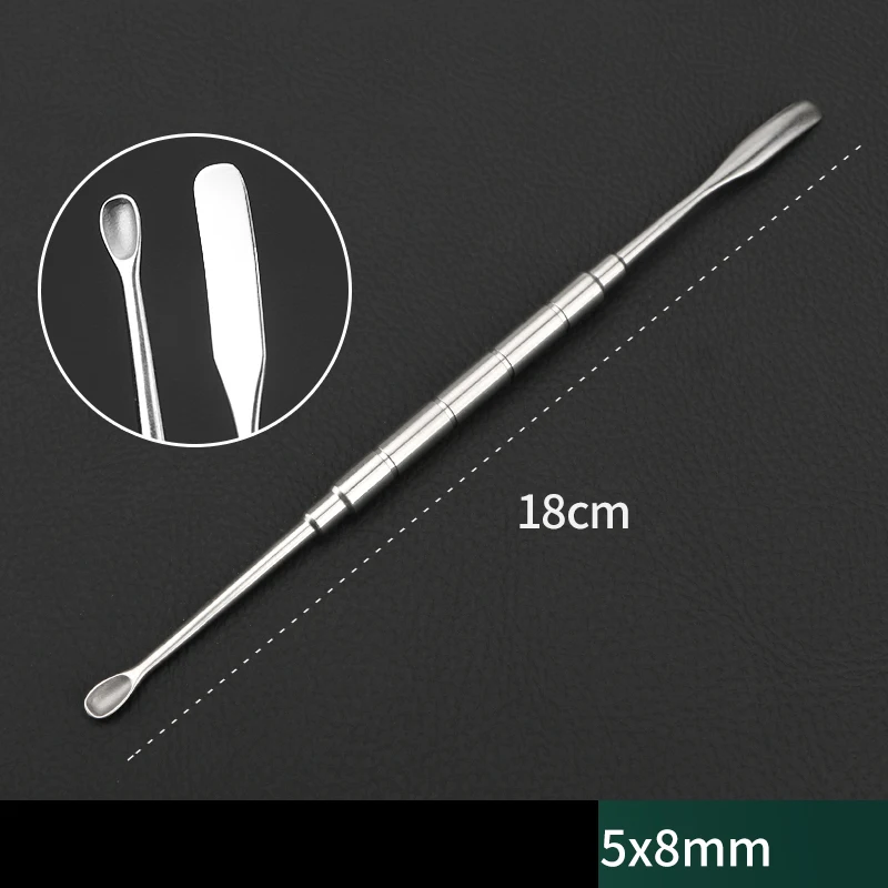 Stainless steel nasal bone scraper peeler, single head and double head