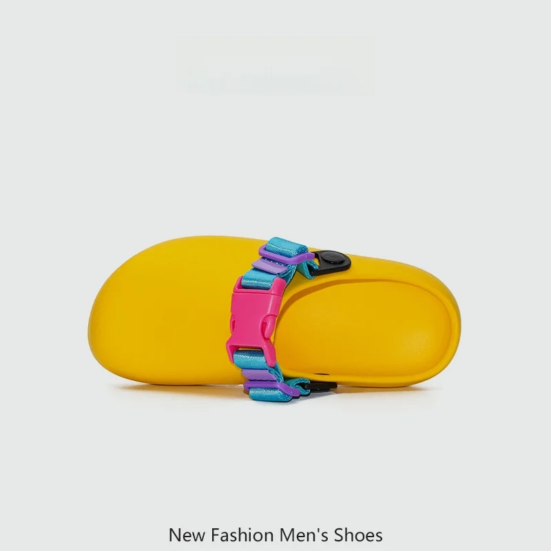 活発で元気なホームスリッパ-レディース-厚底-滑り止め-防臭-つま先カバー-サンダル-カジュアル-ラウンドトゥ-ガールズスリッパ