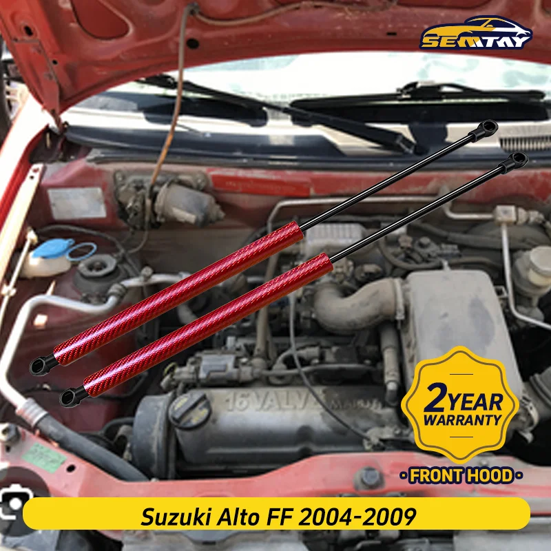 

Подъемные стойки капота SEMTAY, совместимые с газовыми амортизаторами капота Alto FF 2004-2009 Suzuki Alto FF