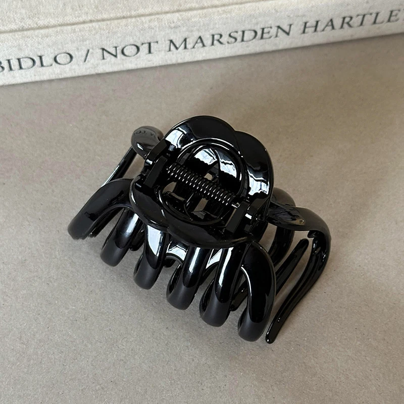 جديد بسيط مشبك شعر المرأة بلون الجوف القرش مخلب عودة رئيس مشبك شعر كبير مشبك شعر المشابك الفتيات إكسسوارات الشعر