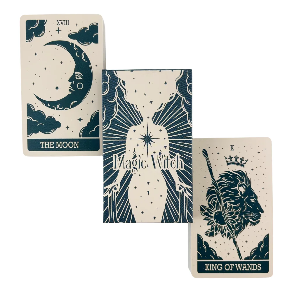 Cartes de tarot Magic Witch, jeu de 78 cartes Oracle English Visions Divination Edition, jeux de société
