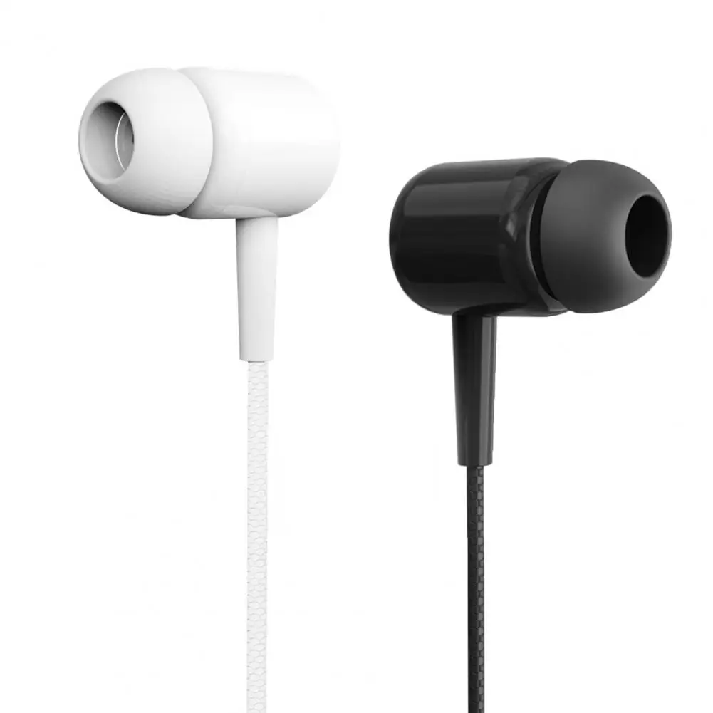 Wired Earbuds with Microphone 3.5mm Moving Coil Gaming Earphone Comfortable Lightweight Wired Headset for Mobile Phone