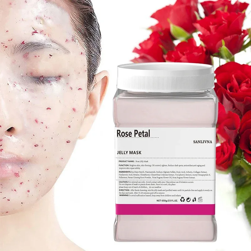 Hydrogel Mask 650g Beauty Salon DIY SPA Soft Powder Collagen Hyaluronic Acid Rose Gold Rubber Mask Skin Care Cosmetic