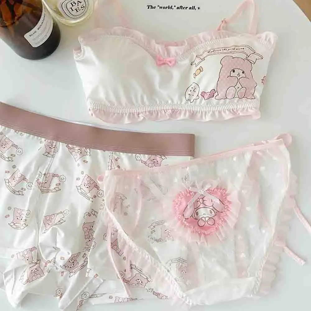 Sanrio Black Rice Anime Underwear Set - usage example