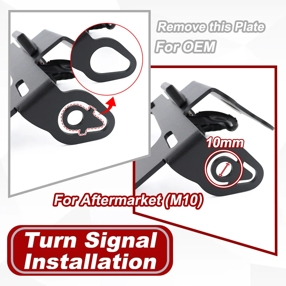 For YAMAHA MT125 MT-125 2020 2021 2022 2023 2024 2025 License Plate Holder Frame Motorcycle Tail Tidy Fender Eliminator Bracket