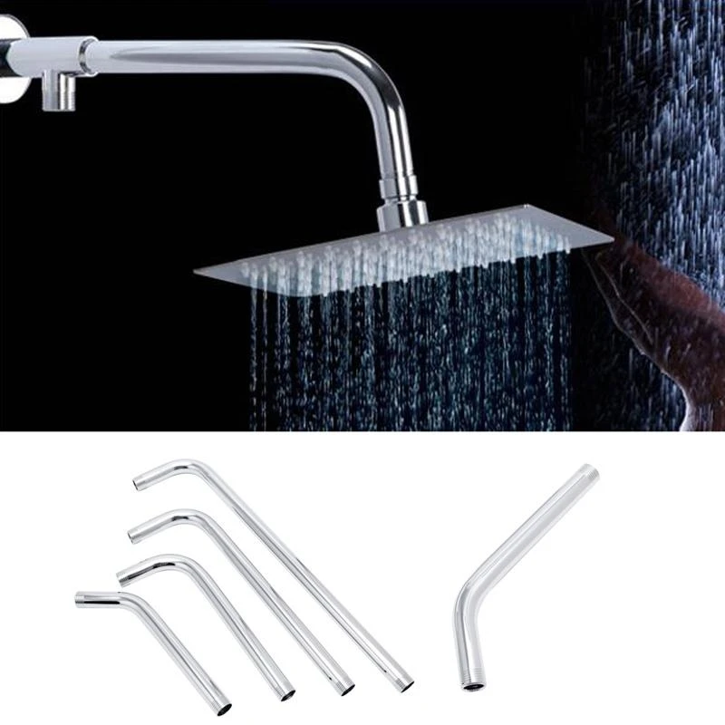 

E06B Thread G1/2 Stainless Steel Wall Mounted Tube Rainfall Shower for Head Arm Brack