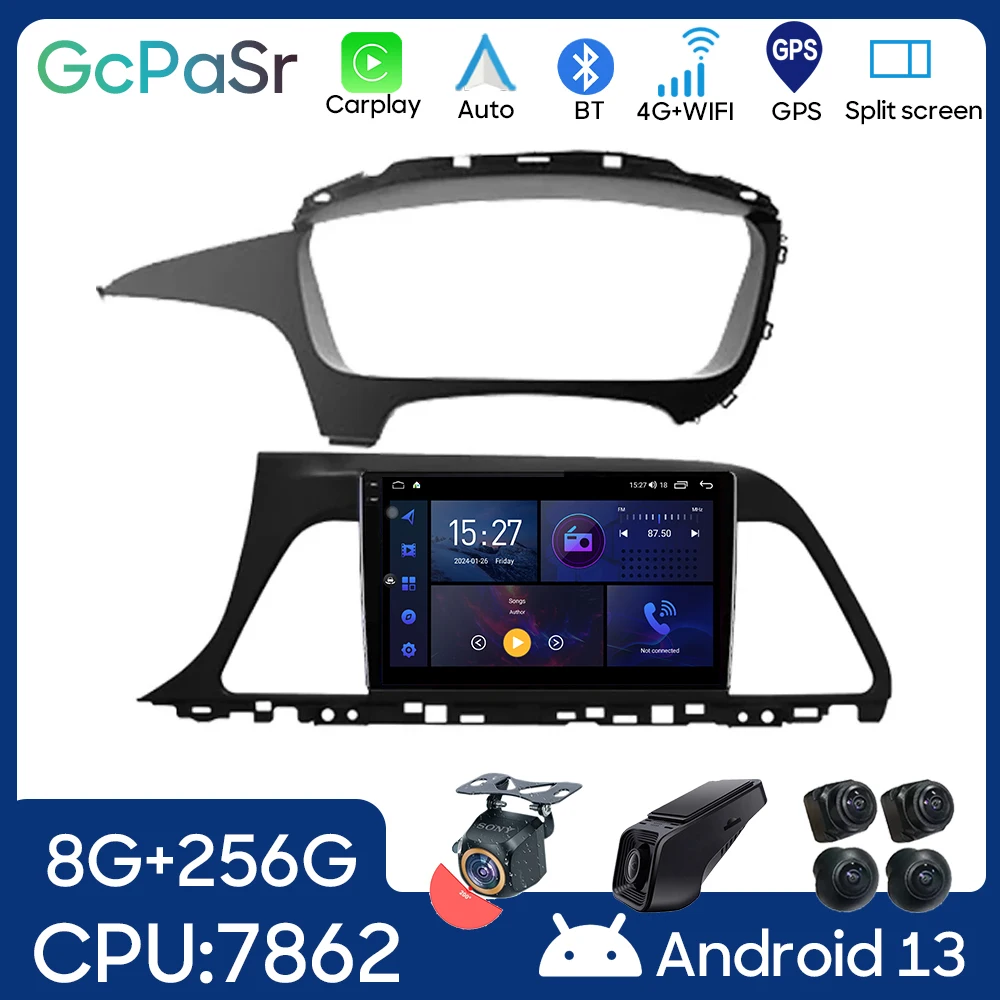 

Car Radio For Hyundai Sonata 7 LF 2014-2017 Android Auto Multimedia Player Stereo Video Output GPS Navigation WIFI No 2din DVD