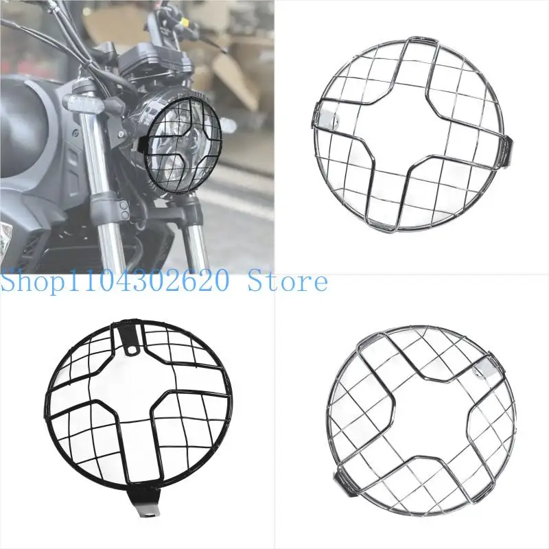 

02DE Quick Detach Motorcycle Headlight Guard Shockproof Cover For Complex Terrains