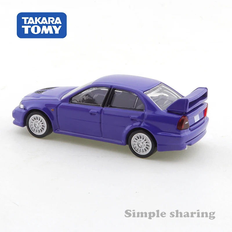 Takara Tomy Tomica Premium 13 Mitsubishi Lancer Evolution VI GSR 1/61 Car Model Replica Series Children Christmas Gifts Boy Toys