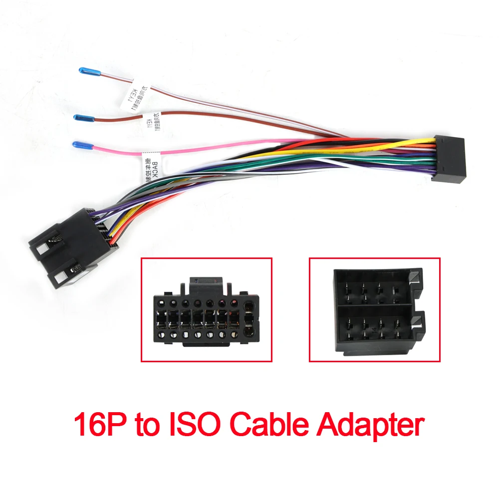 16 Pin Plug Cable ISO Standard Connector Adapter Car Stereo Radio For ALPINE Wire Harness Adaptor Car Wire Cable Adapter