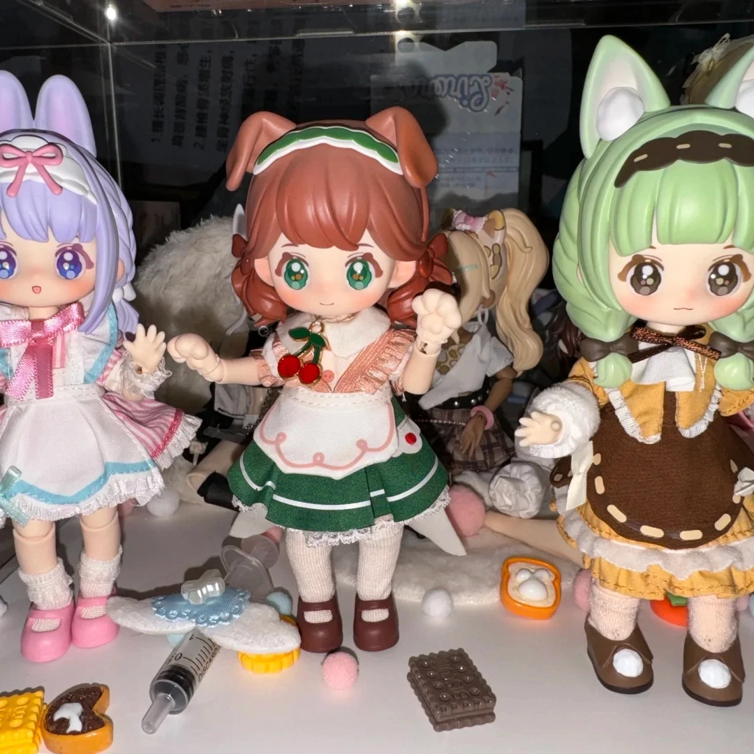 New Genuine Ninizee Dream Town Series Blind Box 12 Points Bjd Garage Kit Movable Girl Ornament Collection Toy Birthday Gift